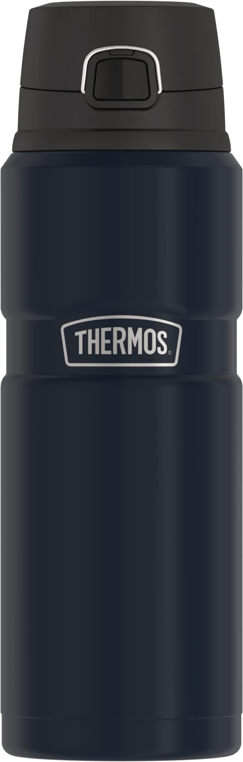 Thermos Stainless King Vacuum-Insulated Drink Bottle, 24 Ounce, Midnight Blue