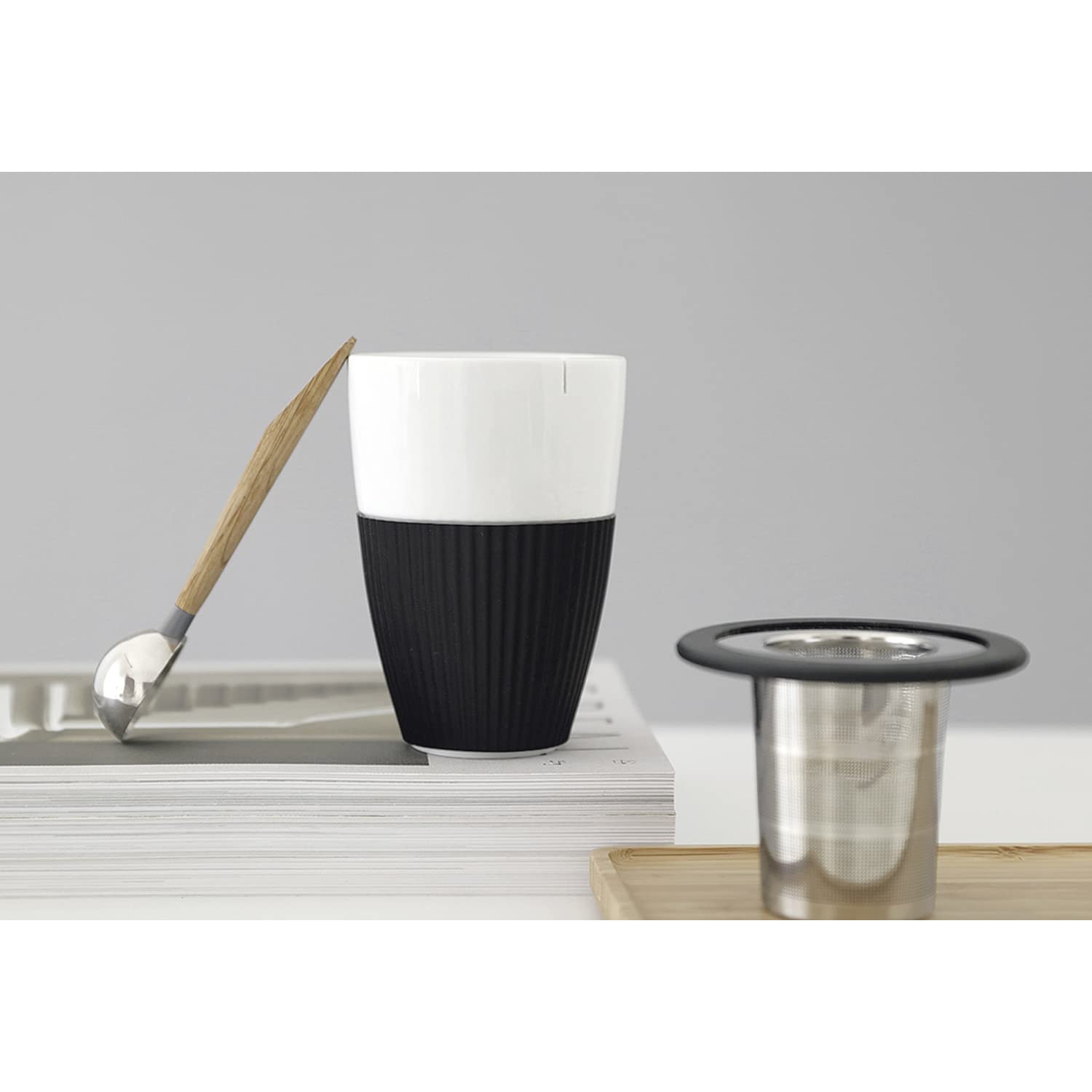 Viva Pure Tea And Coffee Scoop For Ground Coffee Or Loose Leaf Tea - 1 Tablespoon Measuring Spoon With Wood Handle