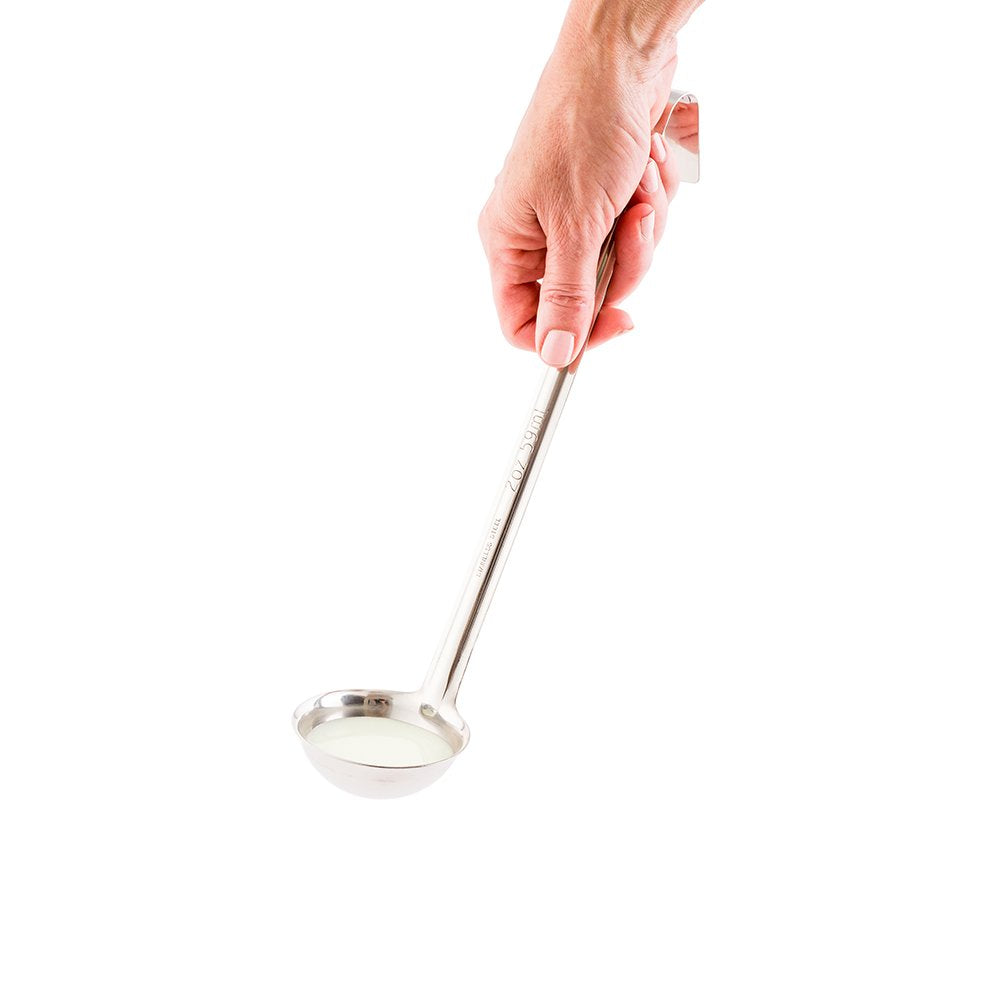 Restaurantware Met Lux 2 Ounce Portion Ladle 1 Multipurpose Portion Serving Spoon - Does Not Corrode Dishwashable Stainless Stee