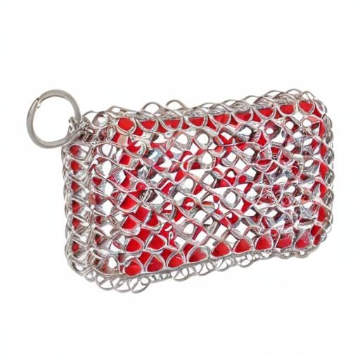 Lodge ACM10R41 Scrubbing pad  One  Red