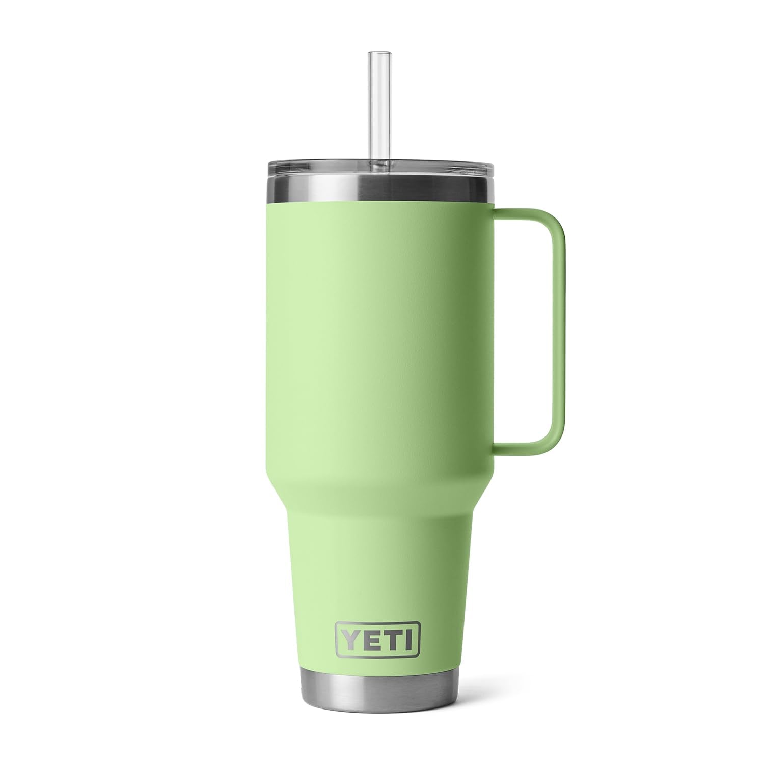 Yeti Rambler 42 Oz Straw Mug, Vacuum Insulated, Stainless Steel, Key Lime