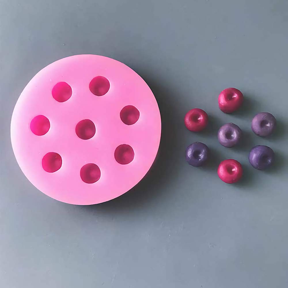 4Pcs Raspberry And Blueberry Fondant Molds Silicone Mulberry Mold For Making Chocolate Candy Cake Cupcake Sugar Craft Decorating