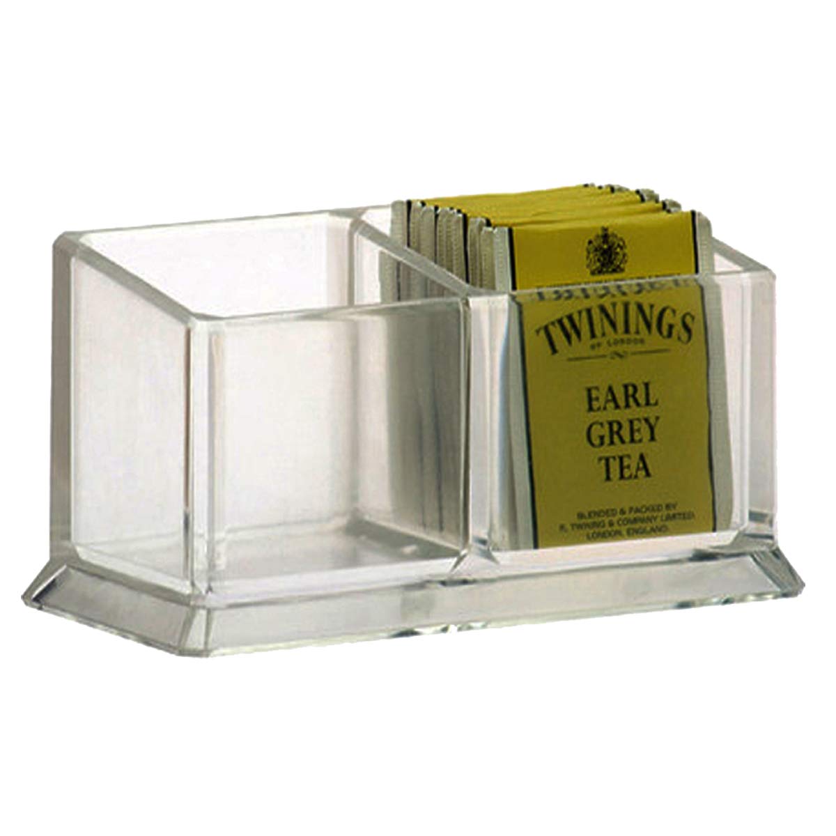 Yakri Acrylic Tea Bags Holder Coffee Sugar Bag Case Guest Room Storage Boxes - Holder For Tea Bags, Small Packets, Sweeteners,Su