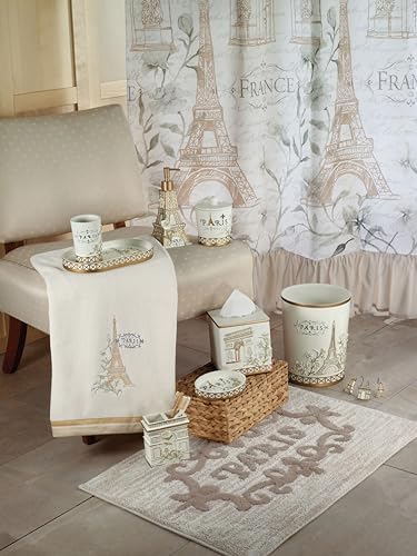 Avanti Linens - Toothbrush Holder, Paris Inspired Bathroom Decor (Paris Botanique Collection)