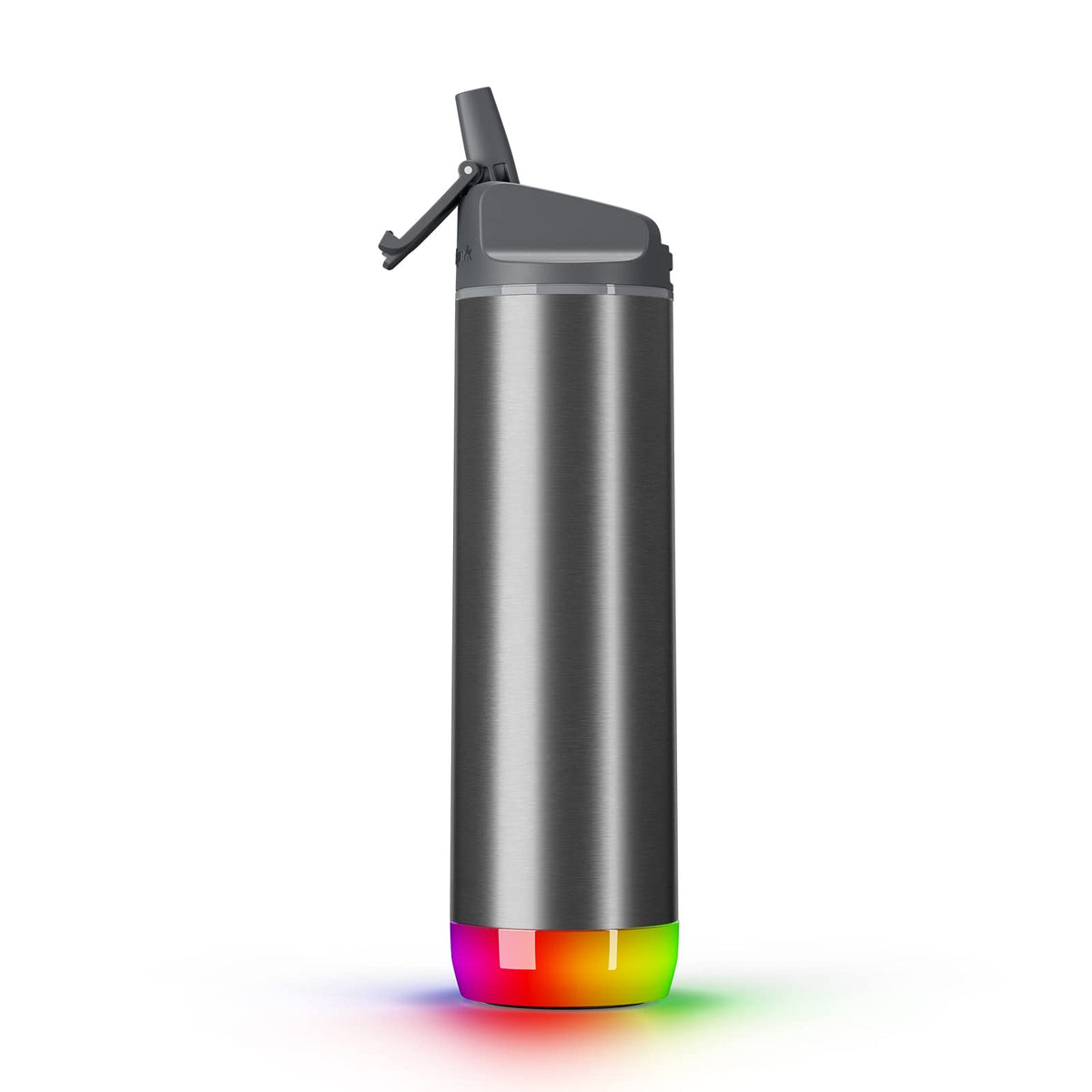 Hidrate Spark Pro Smart Water Bottle - Tracks Water Intake With Bluetooth, Led Glow Reminder When You Need To Drink - Straw Lid,