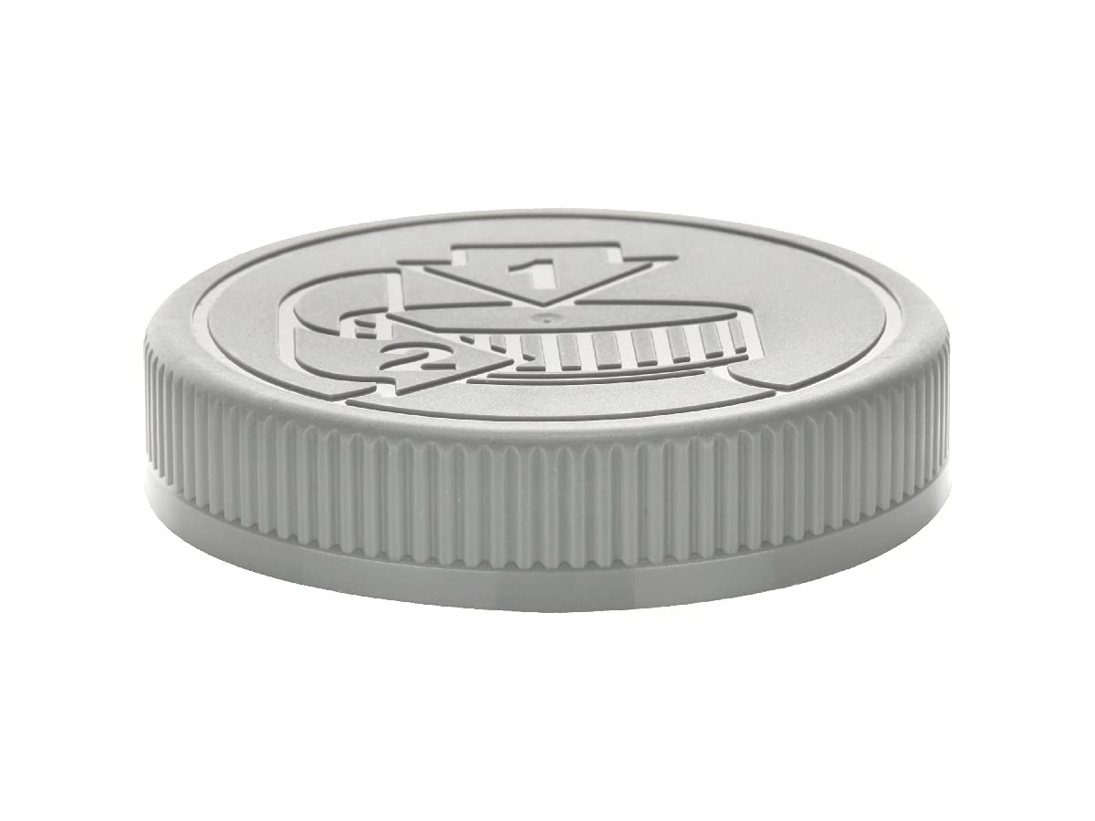 9 Pcs Nakpunar Mason Jar Lids (Gray Child-Proof)
