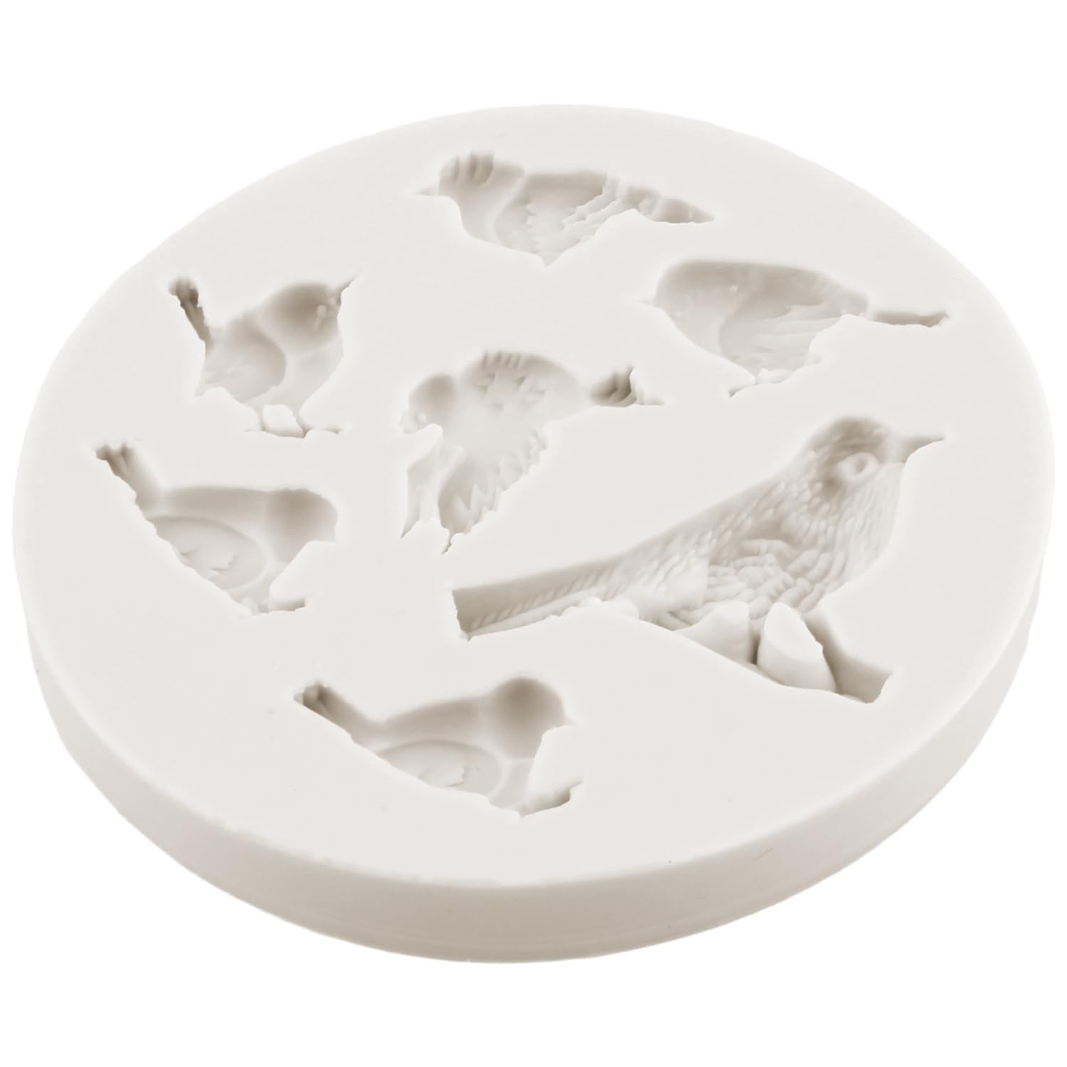 Mypracs Bird Silicone Mold Tree Branch Leaves Fondant Mold Plum Blossom Flower Chocolate Mold For Flower Cake Decoration Cupcake