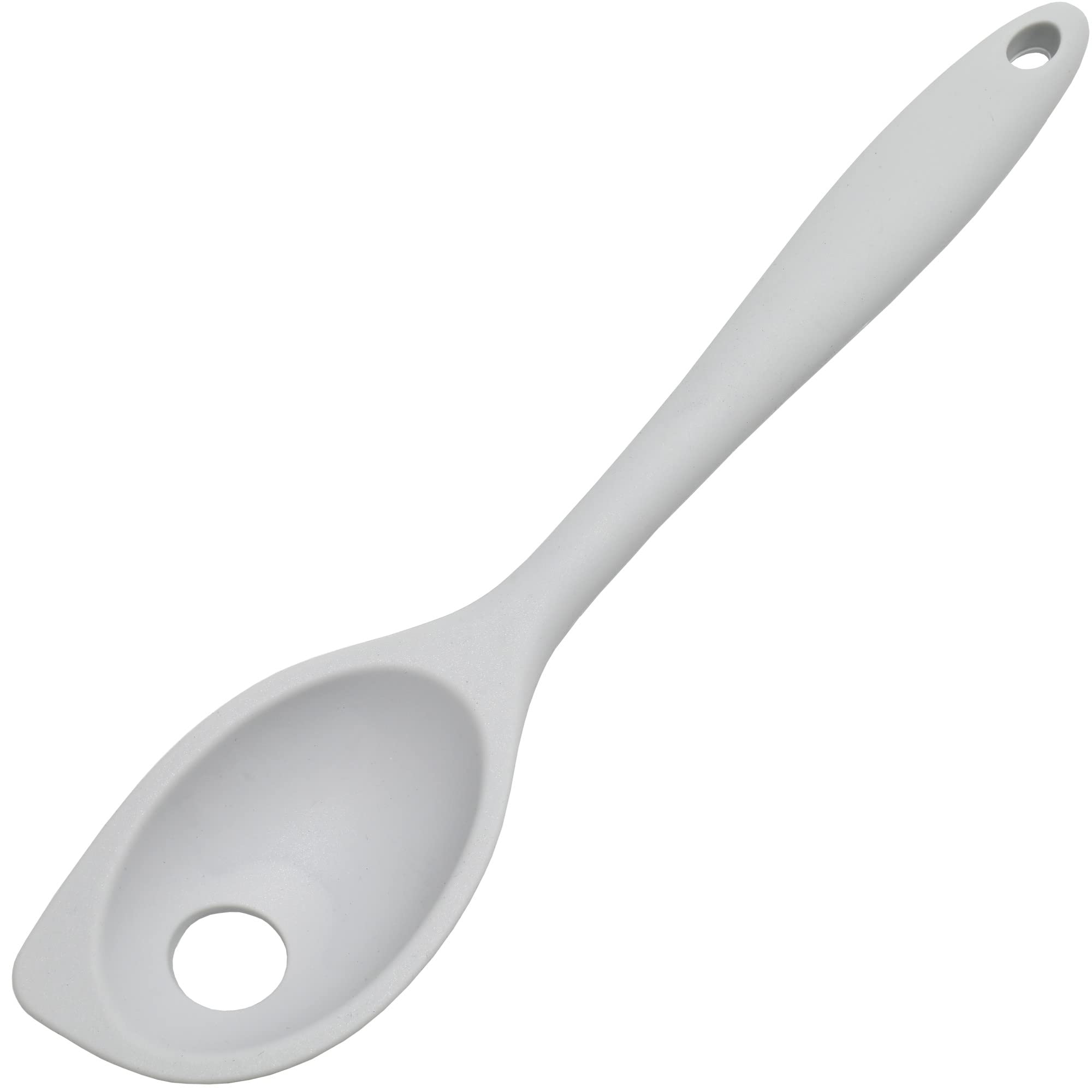 Chef Craft Premium Silicone Mixing Spoon, 11 Inch, Gray