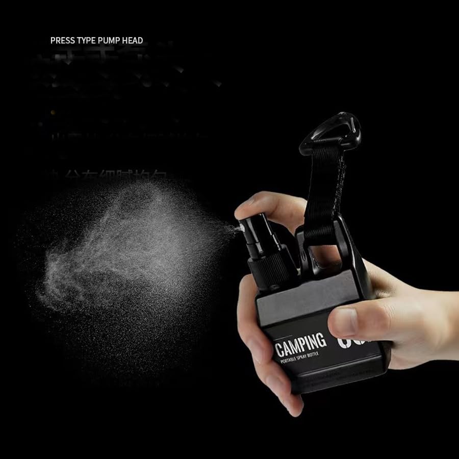 Arfuka Fine Mist Spray Bottles Travel Spray Bottle 2.7Oz/80Ml Pump Mini Refillable Spray Bottle With Hanging Buckle For Travel C