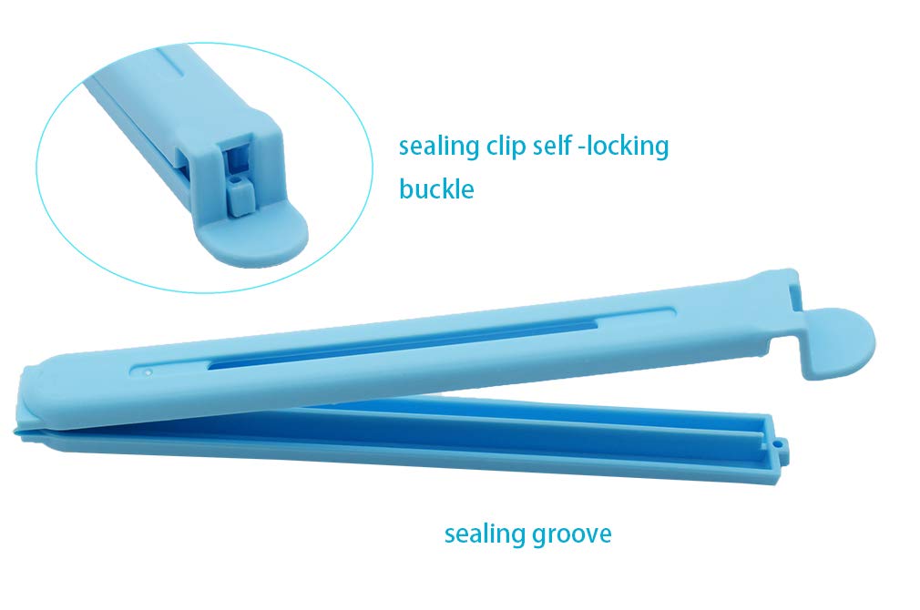 Tmflove 12 Pcs Sealing Clips For Food And Snack Bag(2.75 In, 4.33 In, 6.29 In)