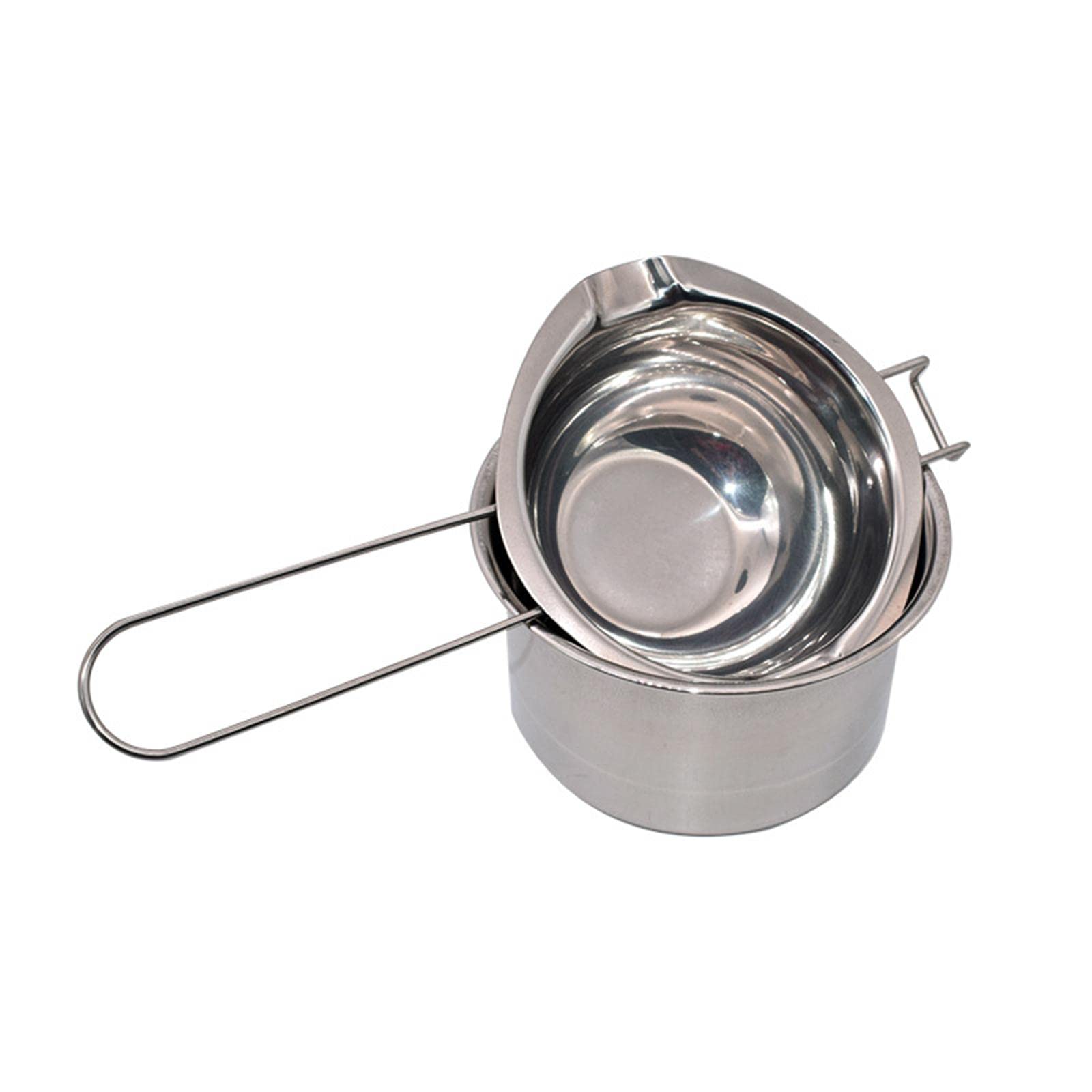 Ecomistiq 2Pcs Stainless Steel Wax Melting Pot Double Boiler Diy Candle Soap Making|Crafts | Home Arts & Crafts | Candle Making 