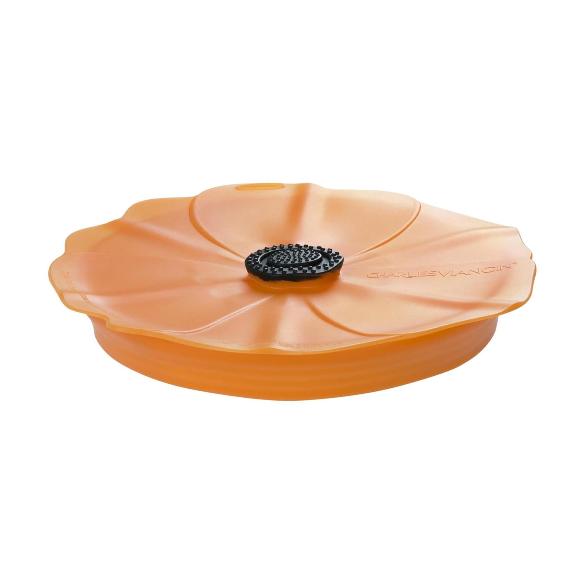 Charles Viancin - Poppy Pop Silicone Lid For Food Storage - 8''/20Cm - Airtight Seal On Any Smooth Rim Surface - Bpa-Free - Free