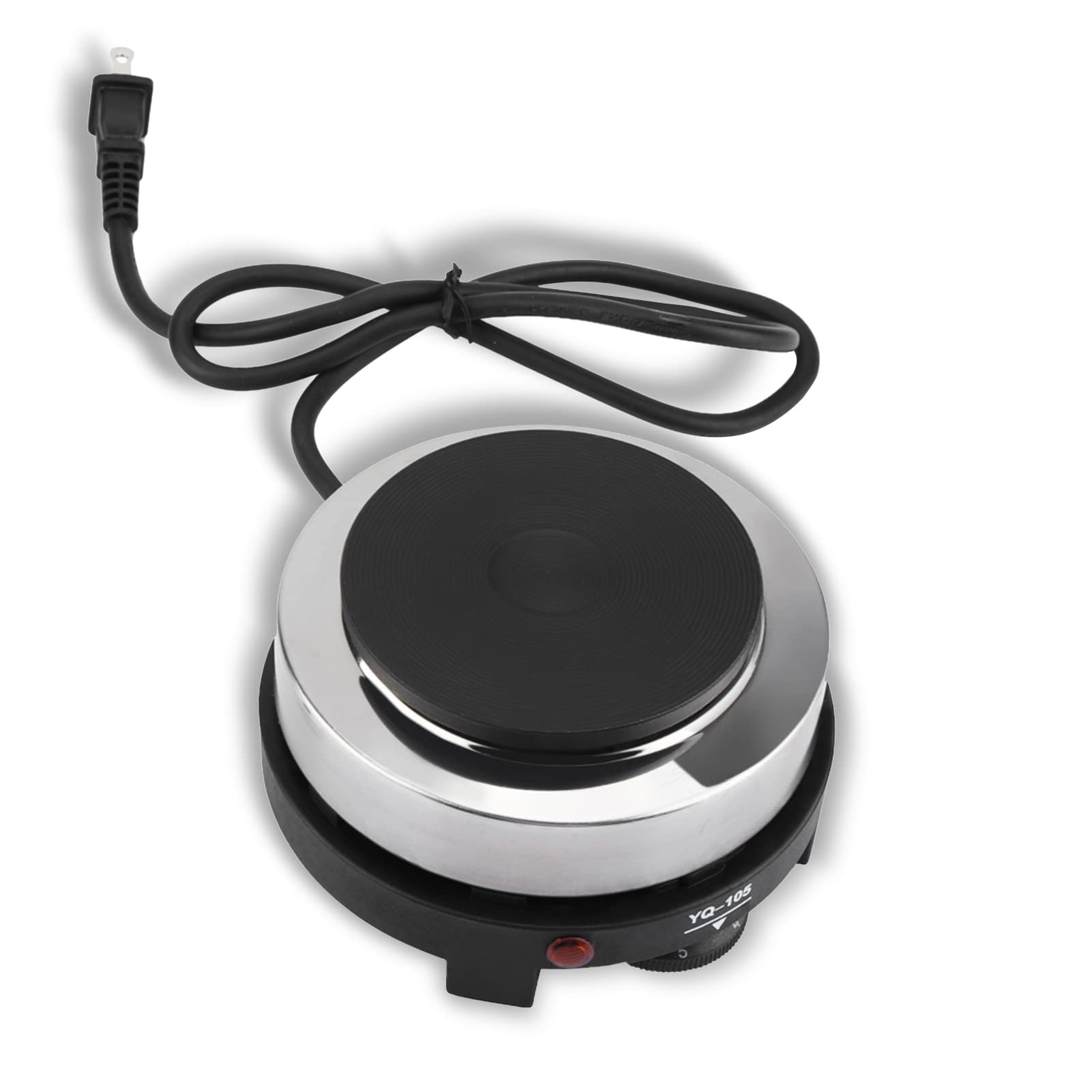Portable Stove Electric,500W Small Hot Plates For Cooking Electric Single Electric Flat Cast Iron Heating Plate Burner