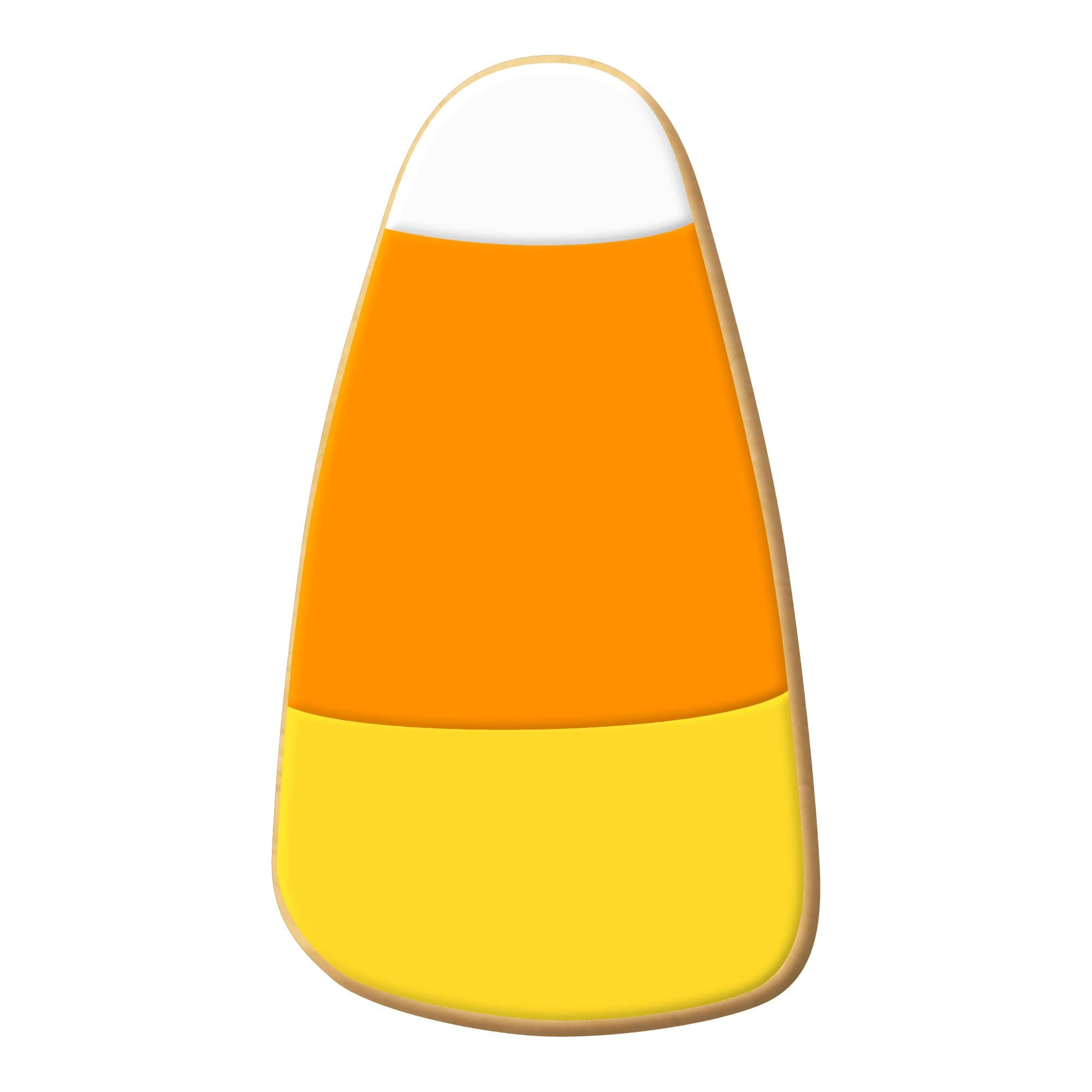 Foose Cookie Cutters Candy Corn 4 In Cookie Cutter Halloween, Thanksgiving, Tin Plated Steel, Usa