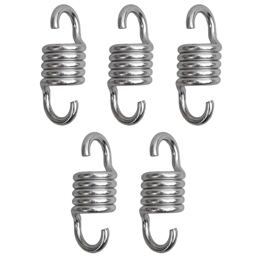 Merishopp 5Pcs Extension Spring Suspension Hooks Hanger For Garden Swing Chair Hammock