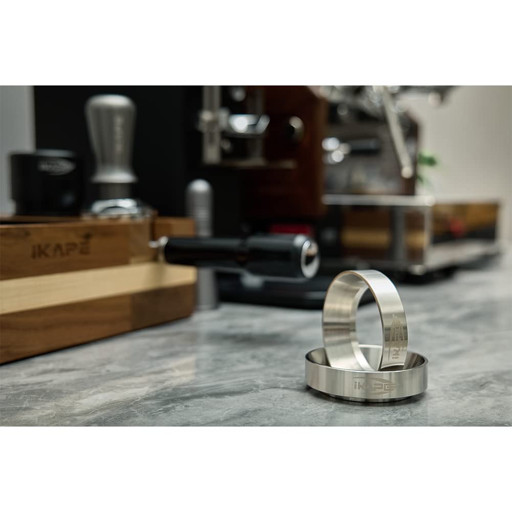 51Mm Espresso Dosing Funnel, Stainless Steel Coffee Dosing Ring Compatible With 51Mm Portafilter Series