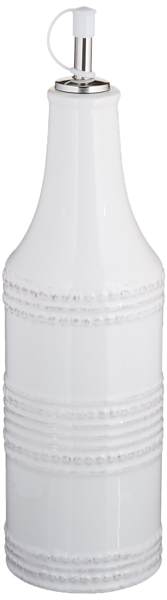 American Atelier Bianca Dotted Oil Bottle, White