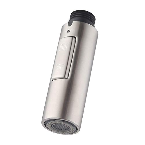 7Trees Universal Replacement Part Bathroom Kitchen Faucet Pull-Out Spray Head Water Nozzle (Stainless Steel Body)