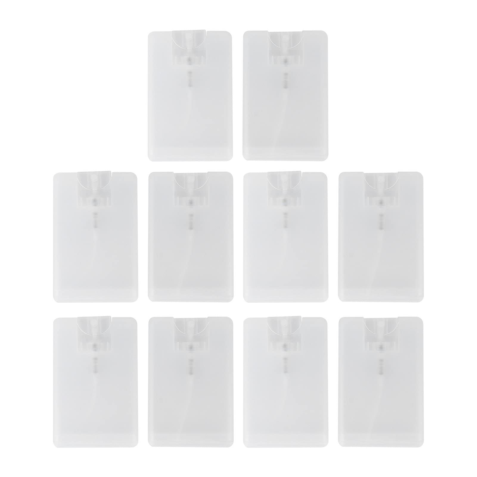 10Pcs 20Ml Card Type Fine Mist Bottles Refillable Perfume Spray Bottles,Portable Moisturizing Sprayer Box Empty Travel Bottle Fo
