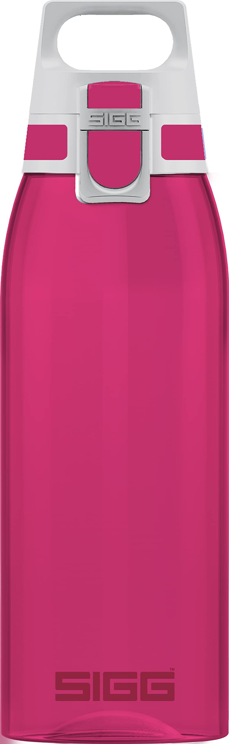 Sigg - Tritan Sports Water Bottle - Total Color Berry - Leakproof - Featherweight And Shatter-Proof Tritan Plastic - Dishwasher