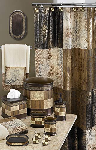Zahari Home Zambia Animal Print Bathroom Towel Set 3 Piece Towel Bath Towel, Hand Towel And Wash Towel Classic Luxury Contempora