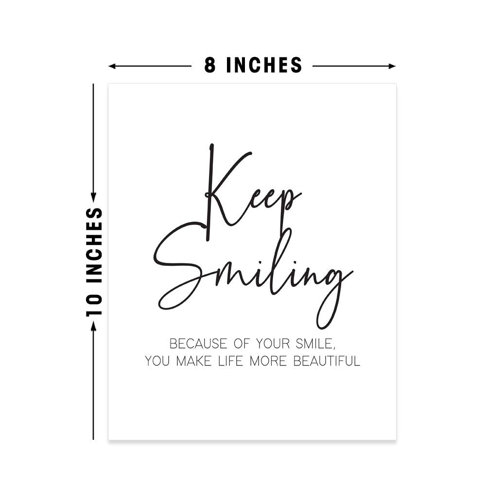 Mega Format Positive Affirmations Wall Decor, Inspirational Quotes Wall Art - Motivational Posters, Affirmation, Encouraging Pos