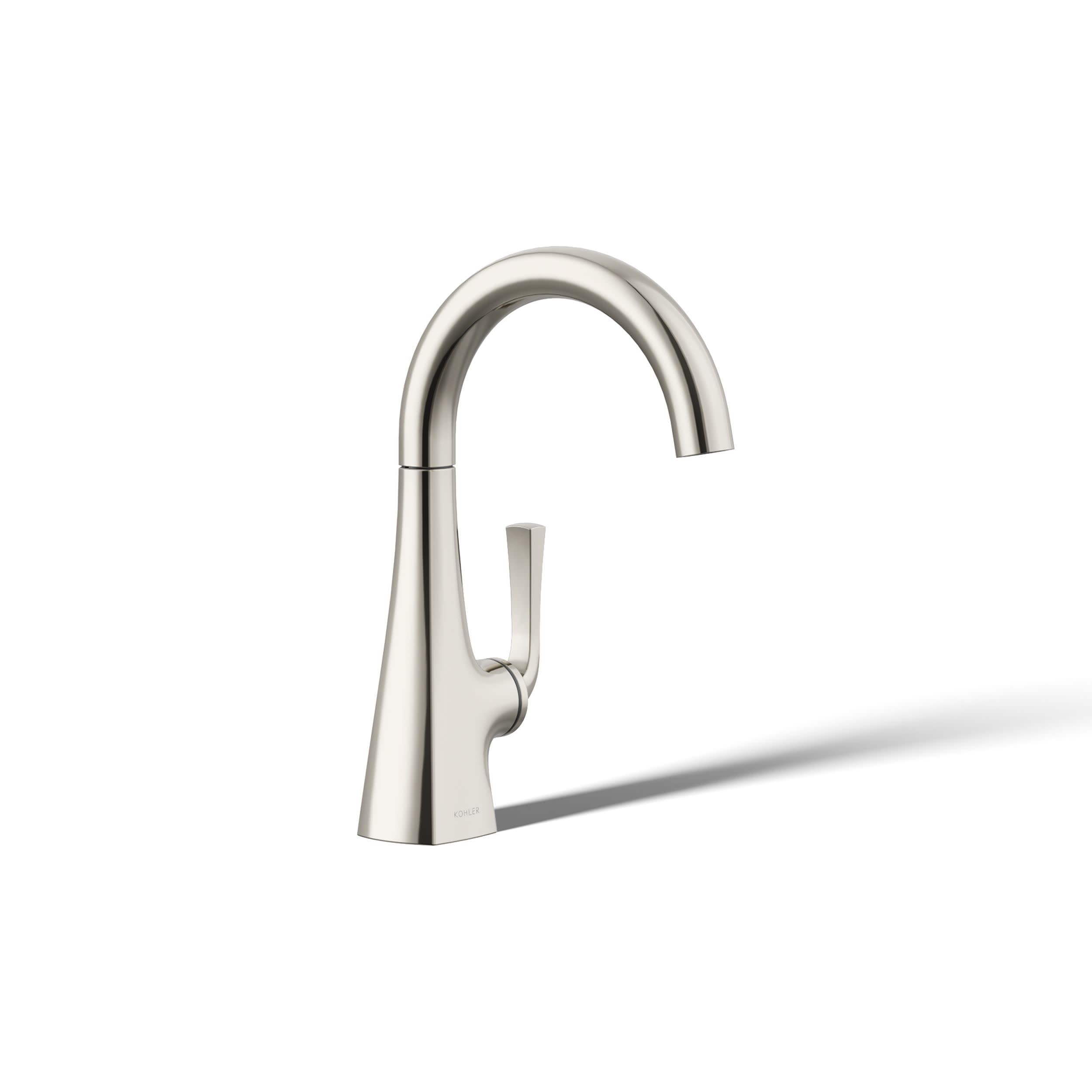 Kohler K-24134-SN Graze Beverage Faucet, Polished Nickel