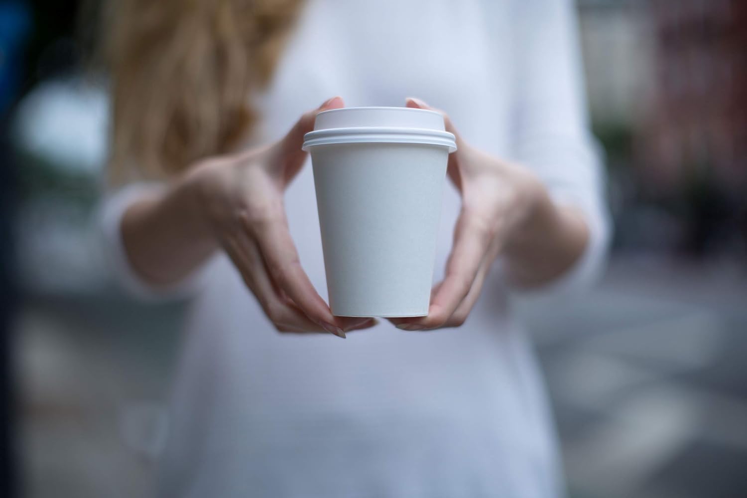 Safeware Disposable Coffee Cups And Lids 12 Oz (1000 Sets) - To Go Coffee Cups, | Hot Beverages | Expresso | Tea | Coffee - Poly