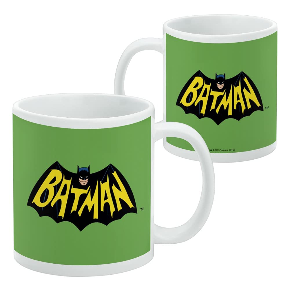 Graphics & More Batman Classic Tv Series Logo Ceramic Coffee Mug, Novelty Gift Mugs For Coffee, Tea And Hot Drinks, 11Oz, White