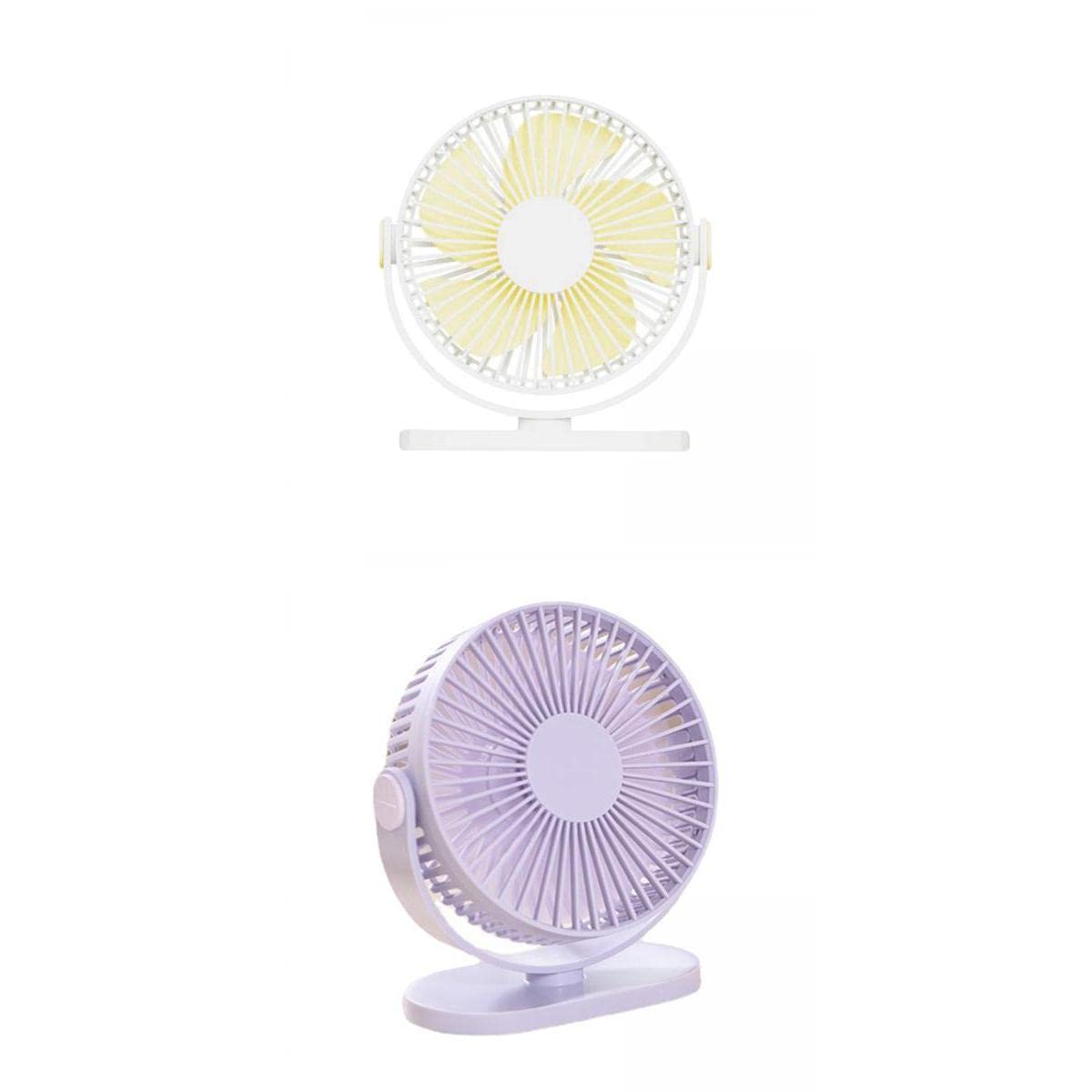 Heavenglow 2Pcs Compact Usb Desk Fan Personal Table Cooling Fan For Travel Outdoor| Portable Fans