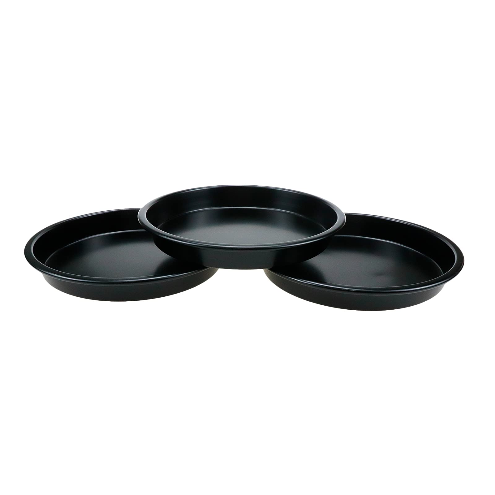 Savagrow 3Pcs 7Inch Non-Stick Bakeware Pizza Pan Aluminum Baking Pan For Healthy & Durable