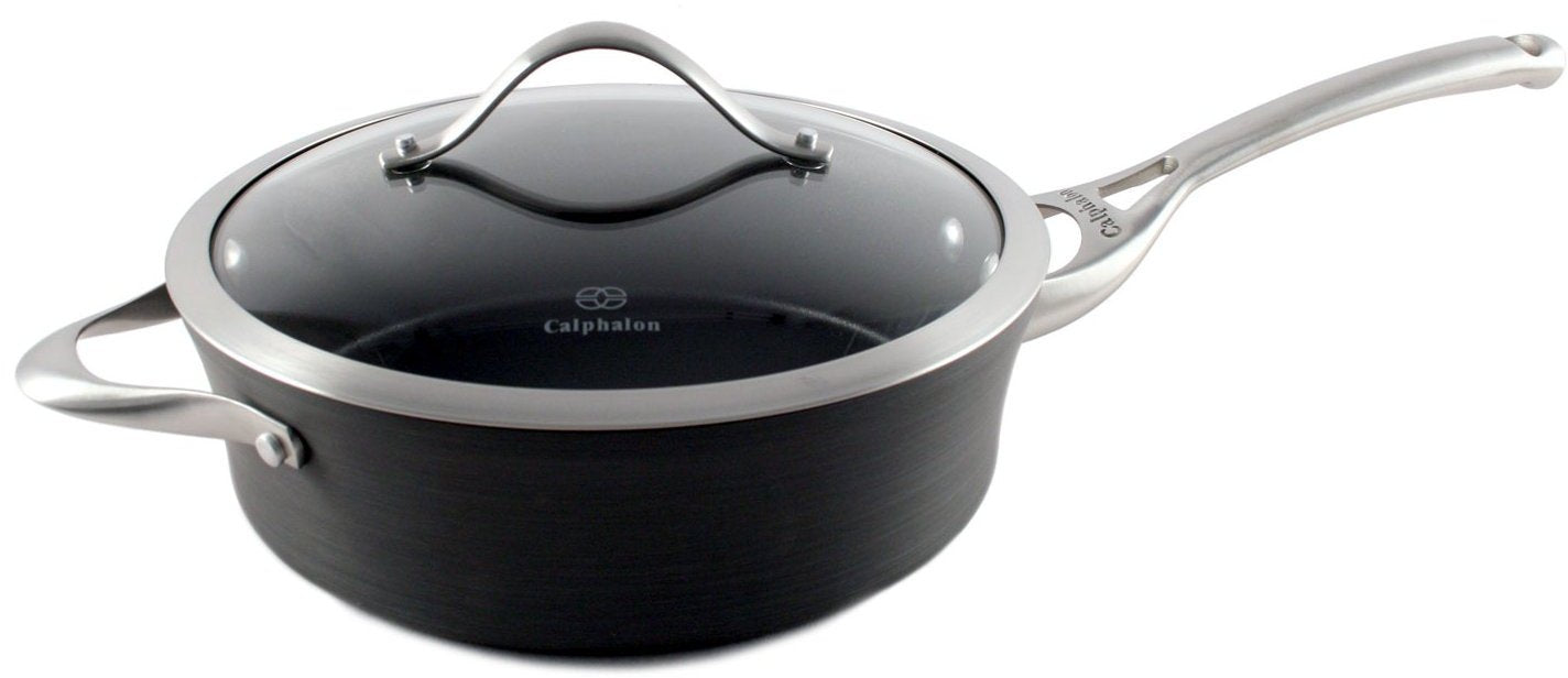 Calphalon Contemporary Nonstick 3-Quart Saute With Glass Lid