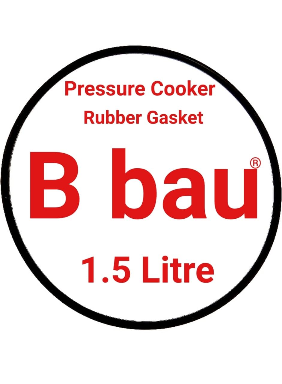 B Bau Pressure Cooker Rubber Gasket For All Type Of Inner Lid Pressure Cooker Steel Or Aluminium 1.5 Litre