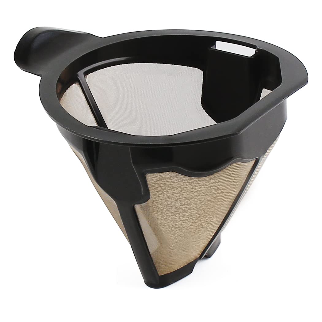 Veterger Replacement Parts 2Pcs Cone Reusable Coffee Permanent Filters, Compatible With Ninja Coffee Maker Cm305, Cp301, Cp307C,