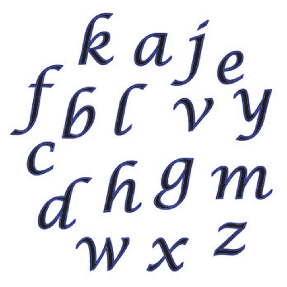 Ck Products Fmm Lower Case Script Alphabet Tappit Cutter Set - 1/2''
