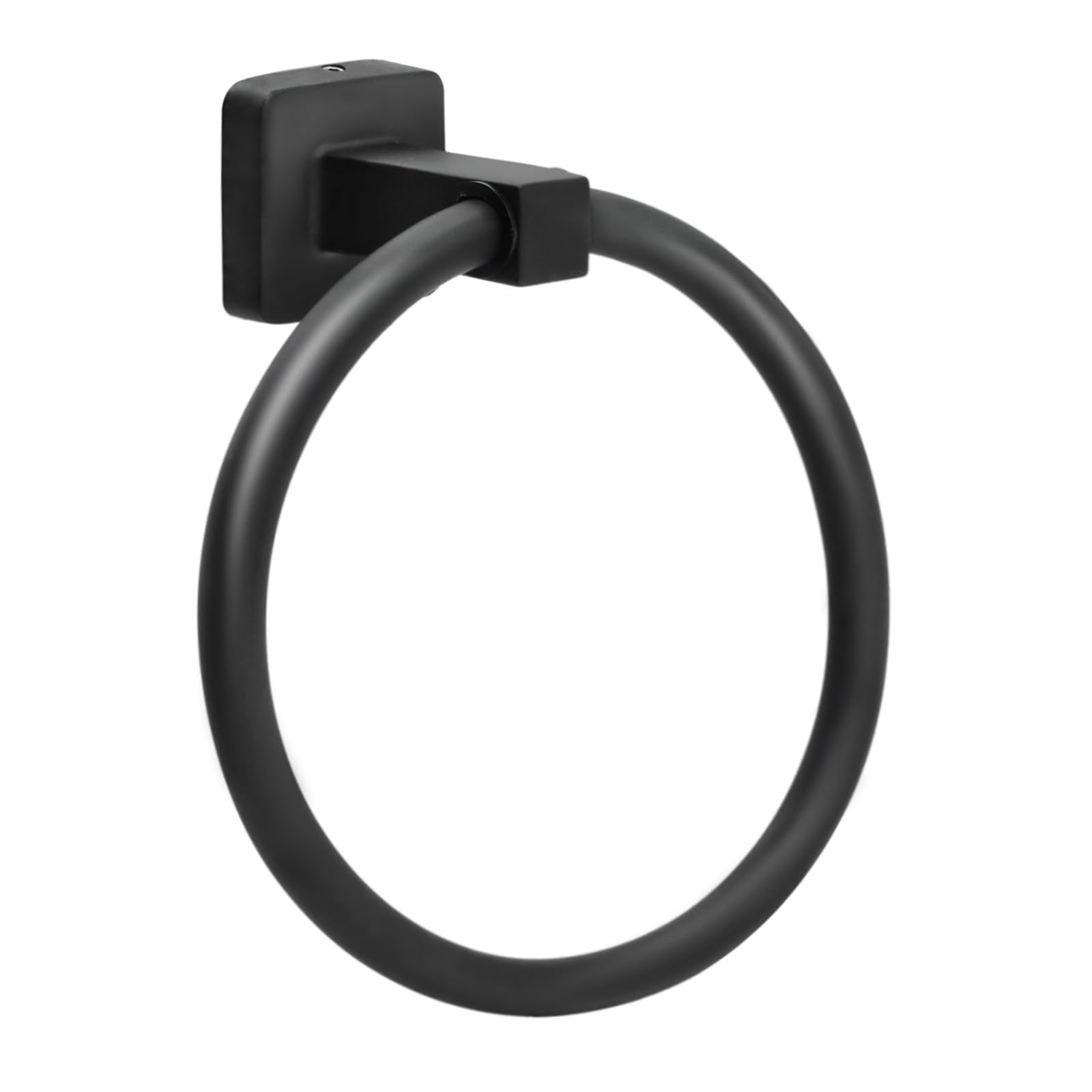 Towel Holder For Bathroom Wall Matte Black Towel Ring Hand Towel Holder Stainless Steel Heavy Duty Towel Hanger For Bath, Kitche