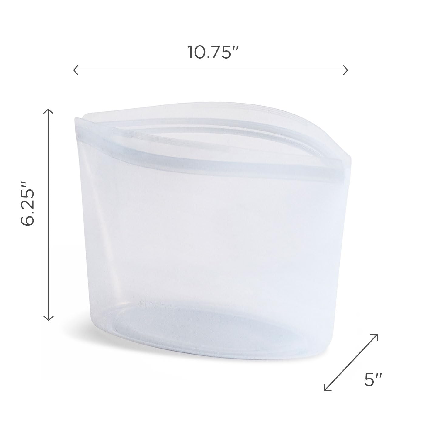 Stasher Premium Silicone Reusable Food Storage Bag, Blue | Microwave, Sous Vide, Dishwasher, Oven And Freezer Safe | Bpa Free, L