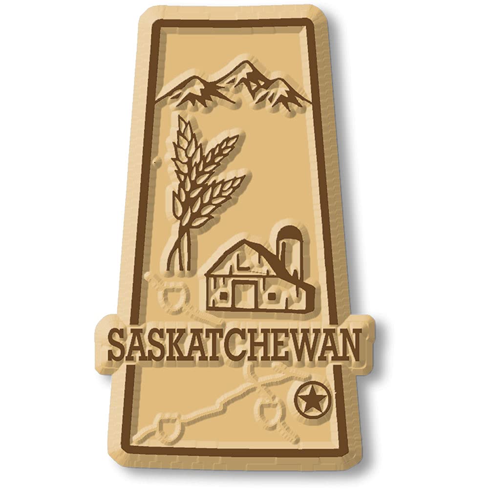 Saskatchewan Province Magnet By Classic Magnets, Collectible Souvenirs Made In The Usa