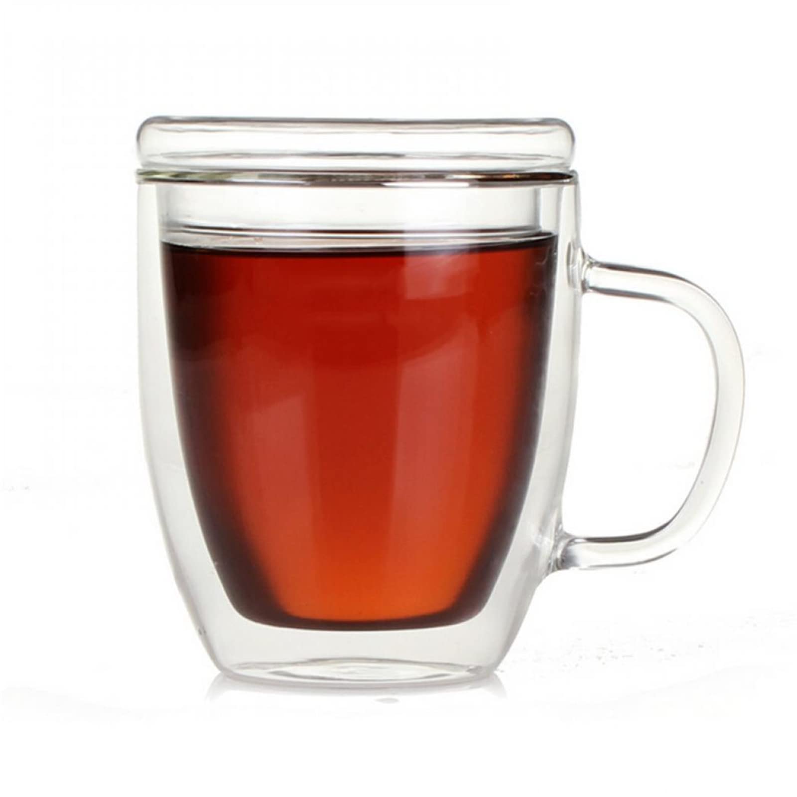 Comeon Insulated Espresso Cups 16 oz Double Wall Glass Mugs