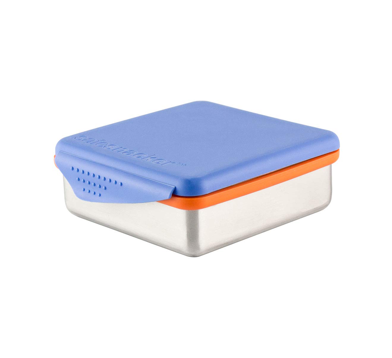 New Wave Enviro Safe Snacker, Stainless Steel Food Container, BPA Free, Stackable and Cabinet Friendly, Blue, Large Size, 23oz. 