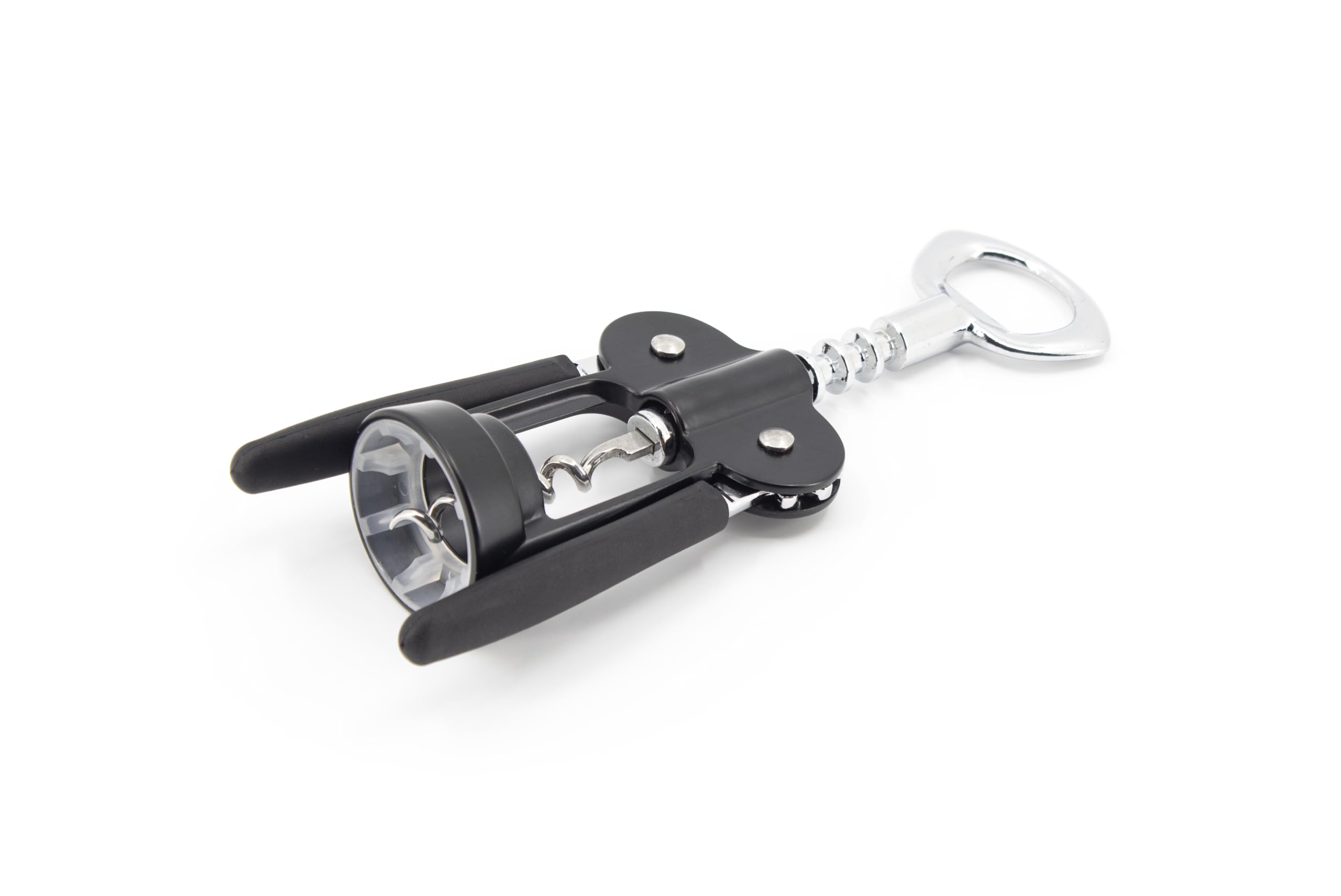 Farberware 5216100 Black/Silver Plastic/Stainless Steel Wing Corkscrew