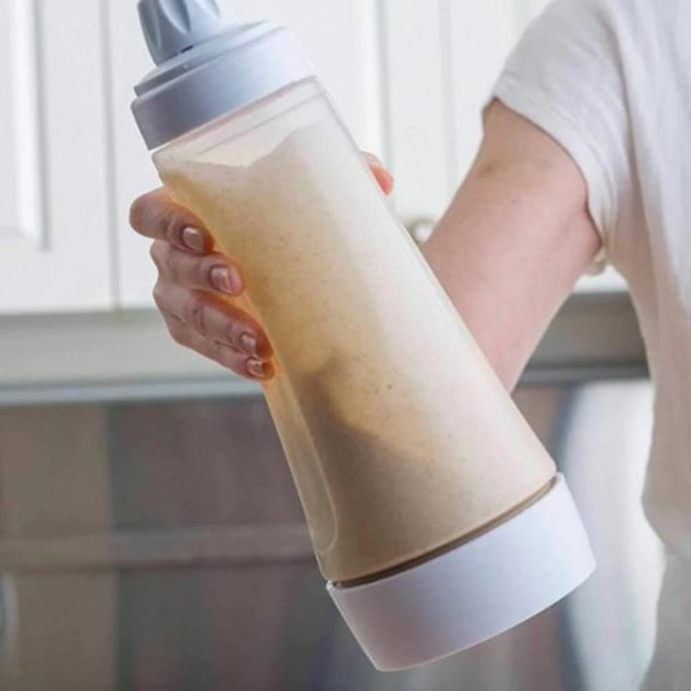 Ucraft Kitchen Pancake Batter Dispenser - 2-In-1 Pancake Dispenser Mixer Bottle With Stainless Steel Wire Whisk Ball - Pancake M