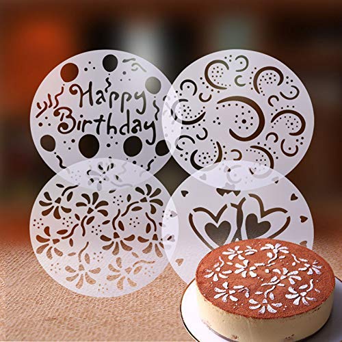 15-Pack Magnoloran Wedding Cake Stencils Cake Templates Spray Floral Cake Molds  Baking Tools  Dessert Decorating Molds