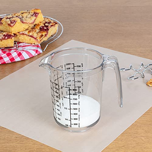 Westmark Germany 'Gerda' Measuring Cup Clear Multi Measurement Tool for Baking  Cooking  Sugar  Flour (Clear)