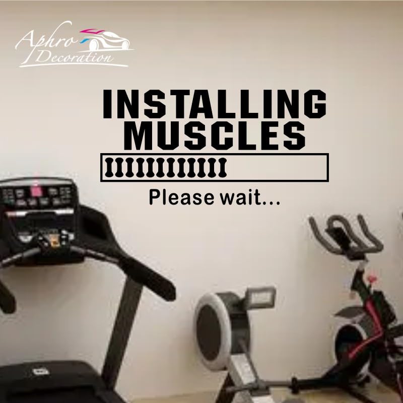 Gadgets Wrap Wall Decal Vinyl Sticker Gym Motivation Sentences Black For Office Home Wall Decoration