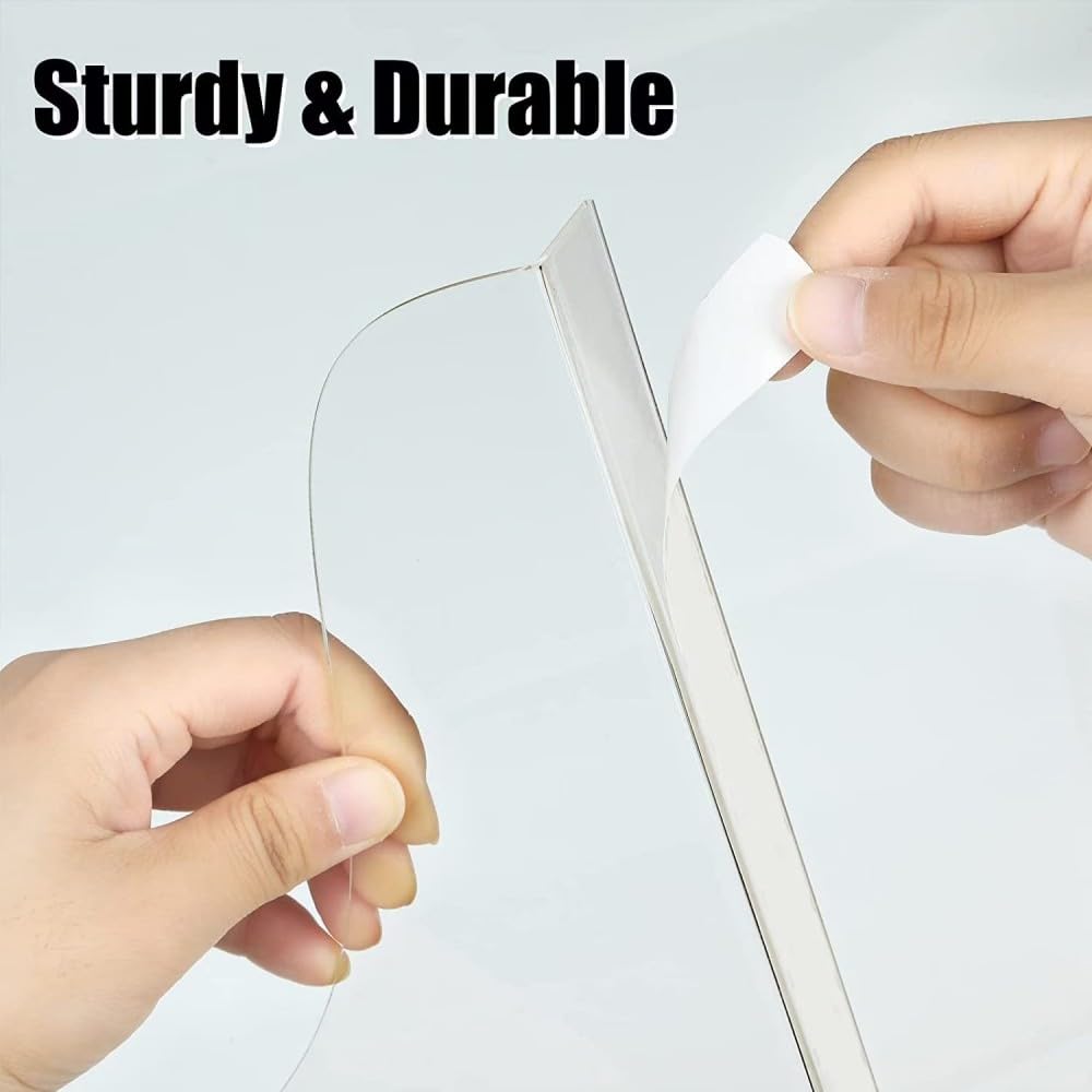 Muzhupguz Pcs Bathroom Shower Splash Guard For Tub, Bathtub Water Guards, Shower Water Guard For Bathtub Splash Guard Removable,