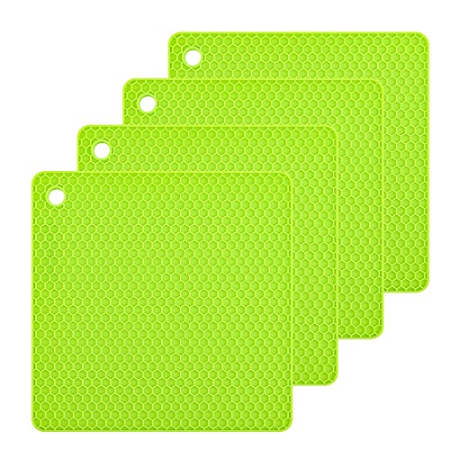 Smithcraft Silicone Trivets Mat For Counter Top Hot Pads For Pan And Pot Heat Resistant Hot Protector Workshop,Table Placemats 4