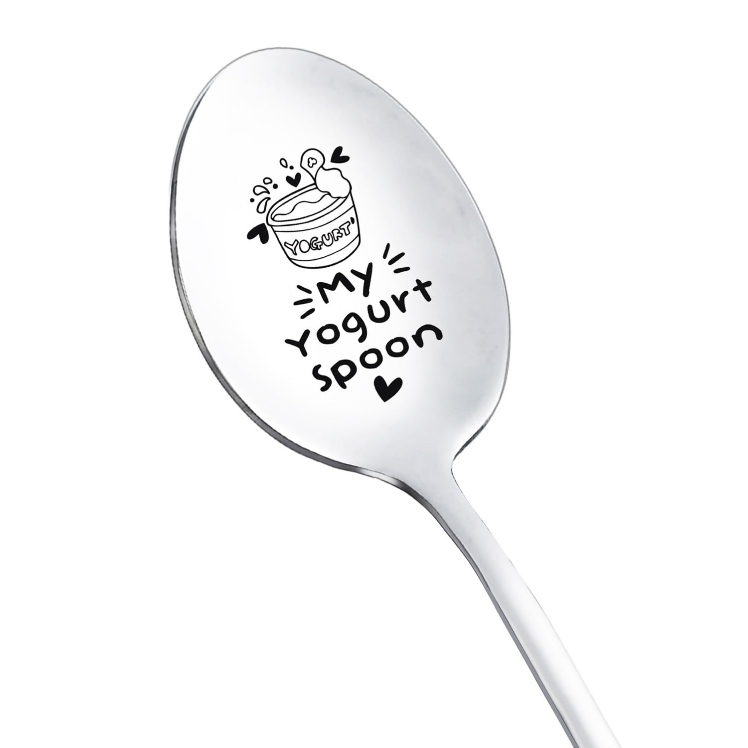 My Yogurt Spoon Gift For Yogurt Lover Women Men Birthday Christmas Gift For Son Sister Yogurt Spoons Gifts For Husband Mom Grand