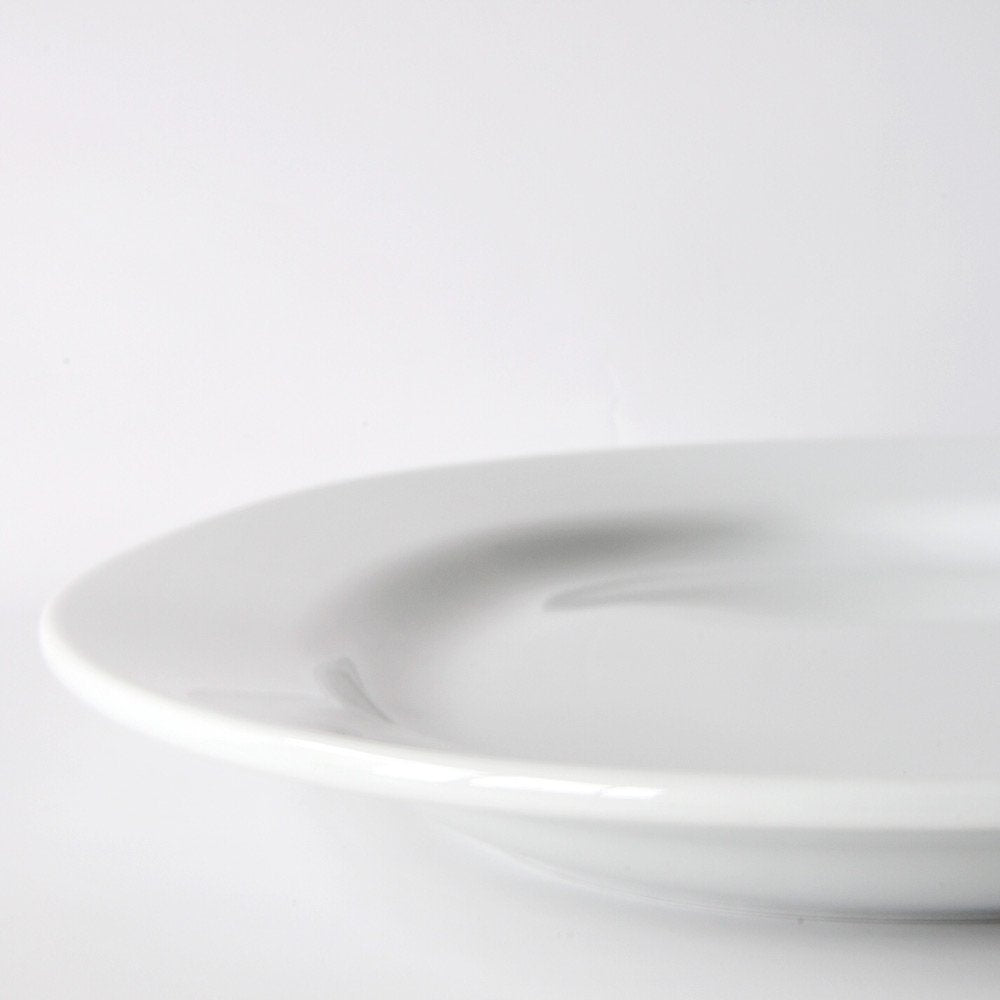A Di Alessi 14-1/4-Inch By 9-3/4-Inch Platebowlcup Ov.Serving Plate, White Porcelain