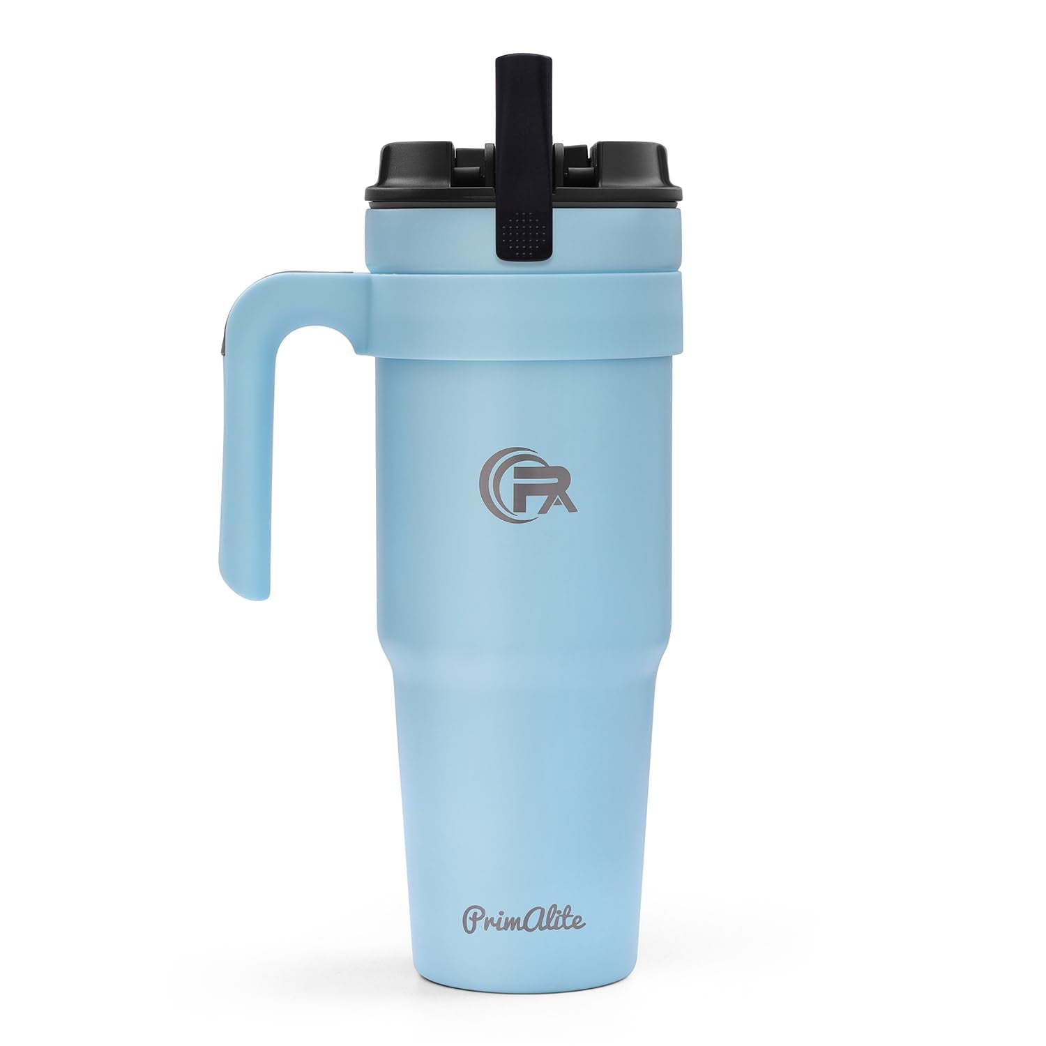Primalite 1200Ml Stainless Steel Insulated Tumbler With Handle | 2-In-1 Straw & Flip Lid | 40Oz Travel Mug Bottle- Hot, Cold Dri